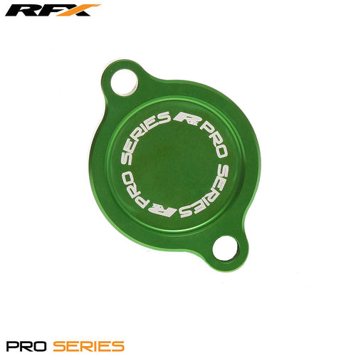 RFX Pro Oil Filter Cover (Green) Kawasaki KXF250 04-23