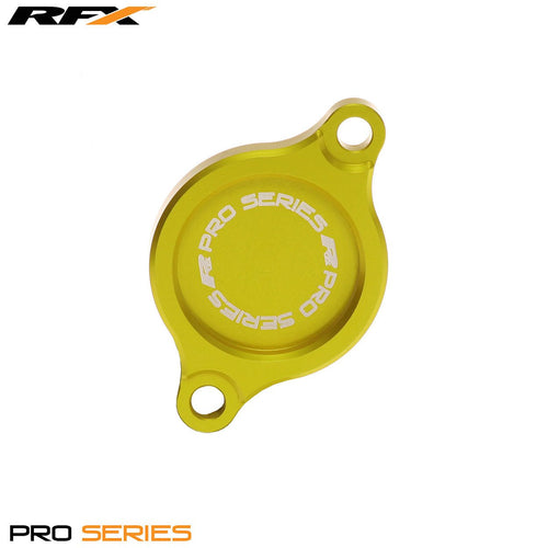 RFX Pro Oil Filter Cover (Yellow) Suzuki RMZ250 07-23 RMZ450 05-23