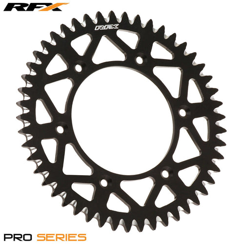 RFX Pro Series Elite Rear Sprocket Suzuki RM125-250 RMZ250-450 86-22 (Black 49T)