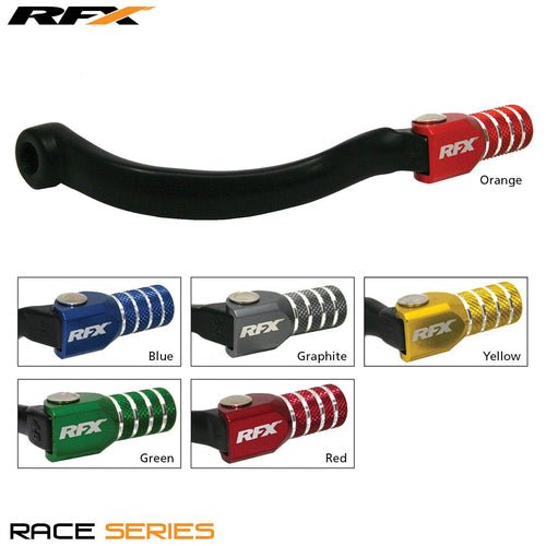 RFX Race Gear Lever (Black/Yellow) Suzuki RMZ250 07-23