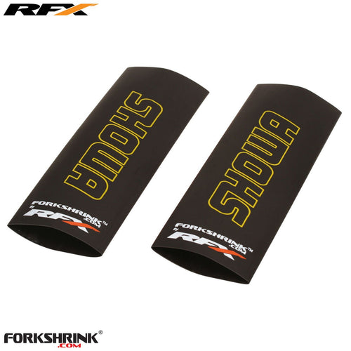 RFX Race Series Forkshrink Upper Fork Guard with Showa logo (Yellow) Universal 125cc-525cc