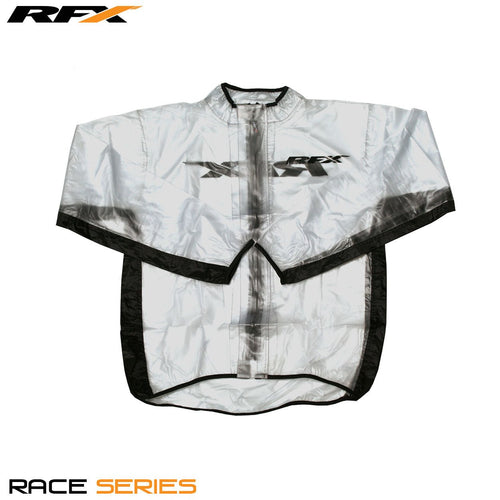 RFX Sport Wet Jacket (Clear/Black) Size Youth Medium (8-10)