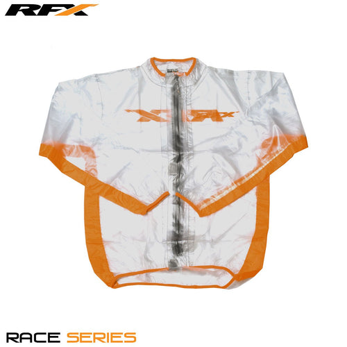 RFX Sport Wet Jacket (Clear/Orange) Size Youth Large (10-12)