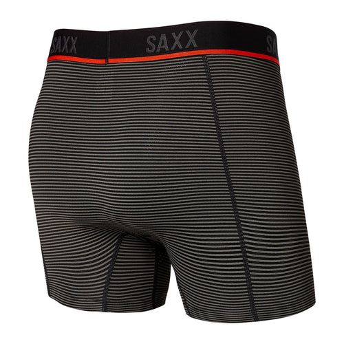 SAXX Kinetic HD Boxer Brief / Grey Mini Stripe