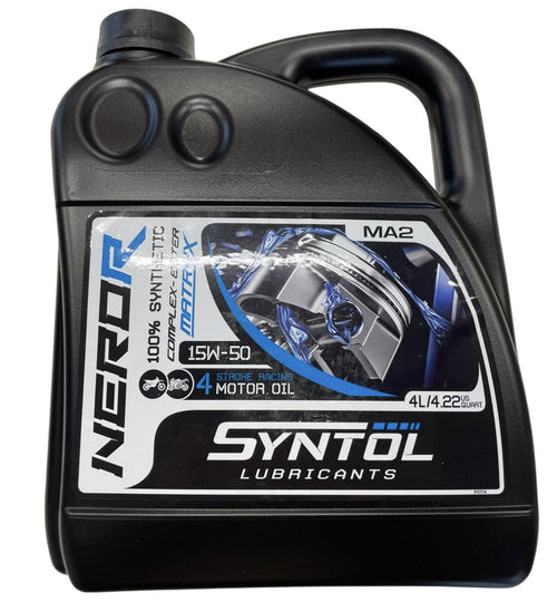 Syntol Nero-R 4T 15W-50 Racing motorcycle engine oil -   4 LITRE