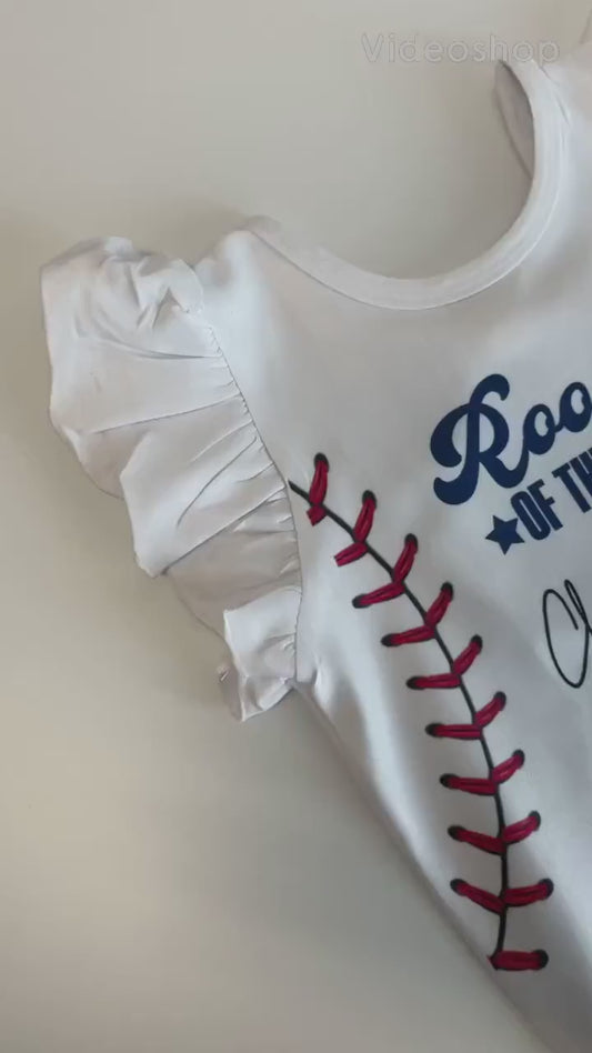 Girl's All About That Base Baseball Outfit – Squishy Cheeks