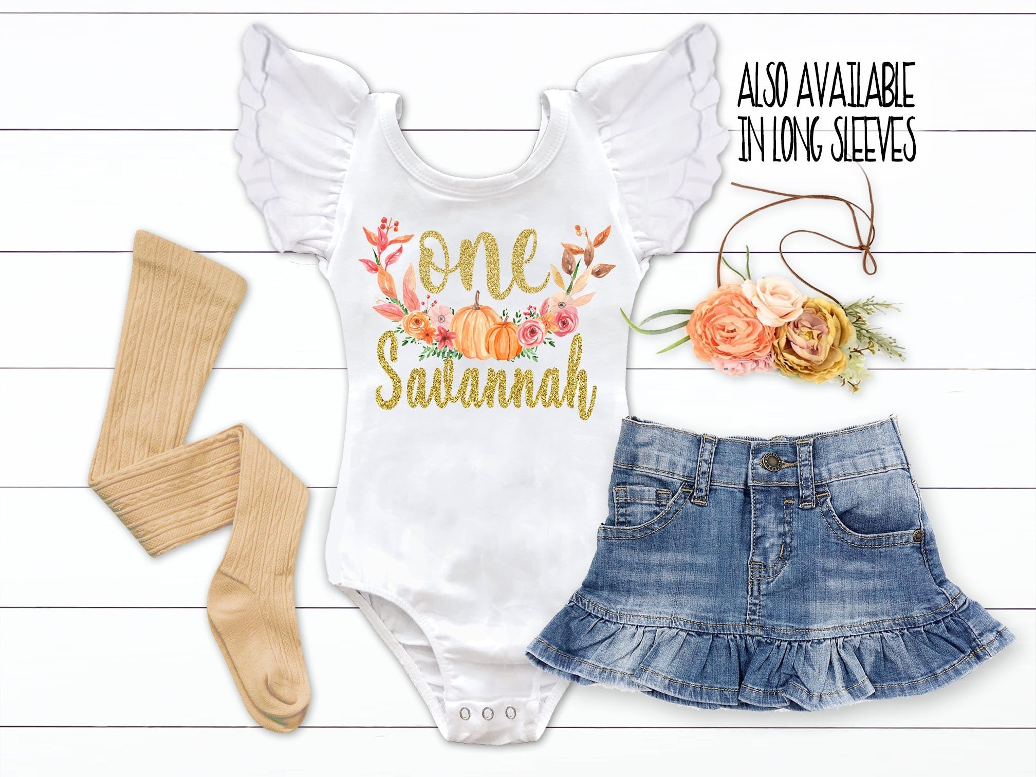 Pumpkin first birthday on sale outfit