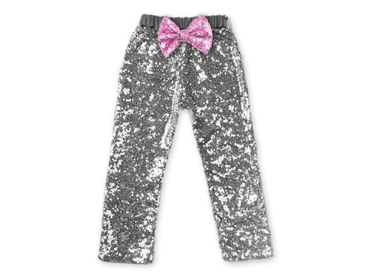 SALE Girl's Pink Sequin Pants – Squishy Cheeks