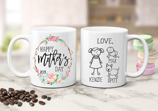 Personalized Mom Life, Best Life Mother's Day Mom Mug – Squishy Cheeks