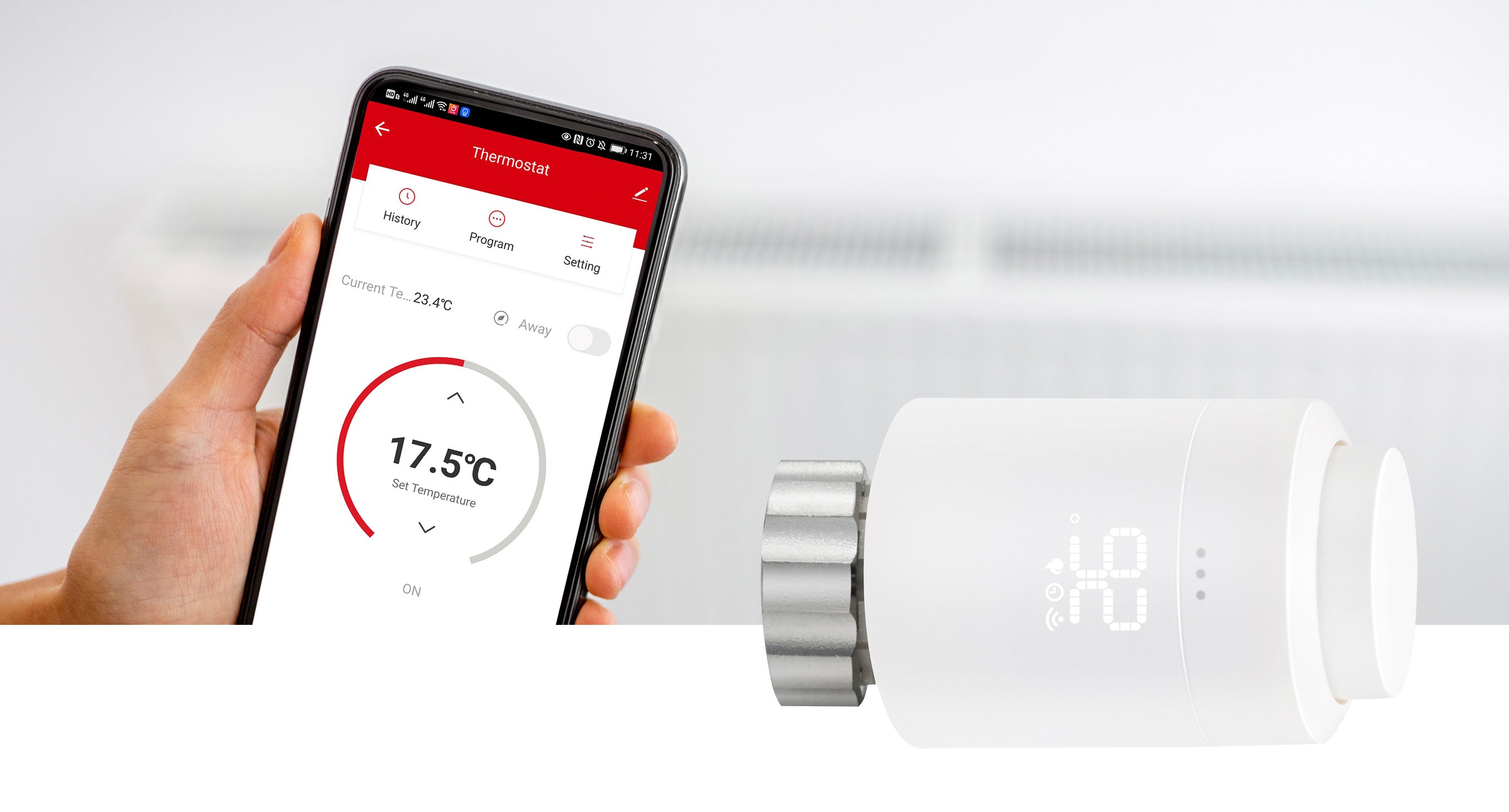 Smarte WiFi-Thermostat + Gateway WT-2G von Maginon