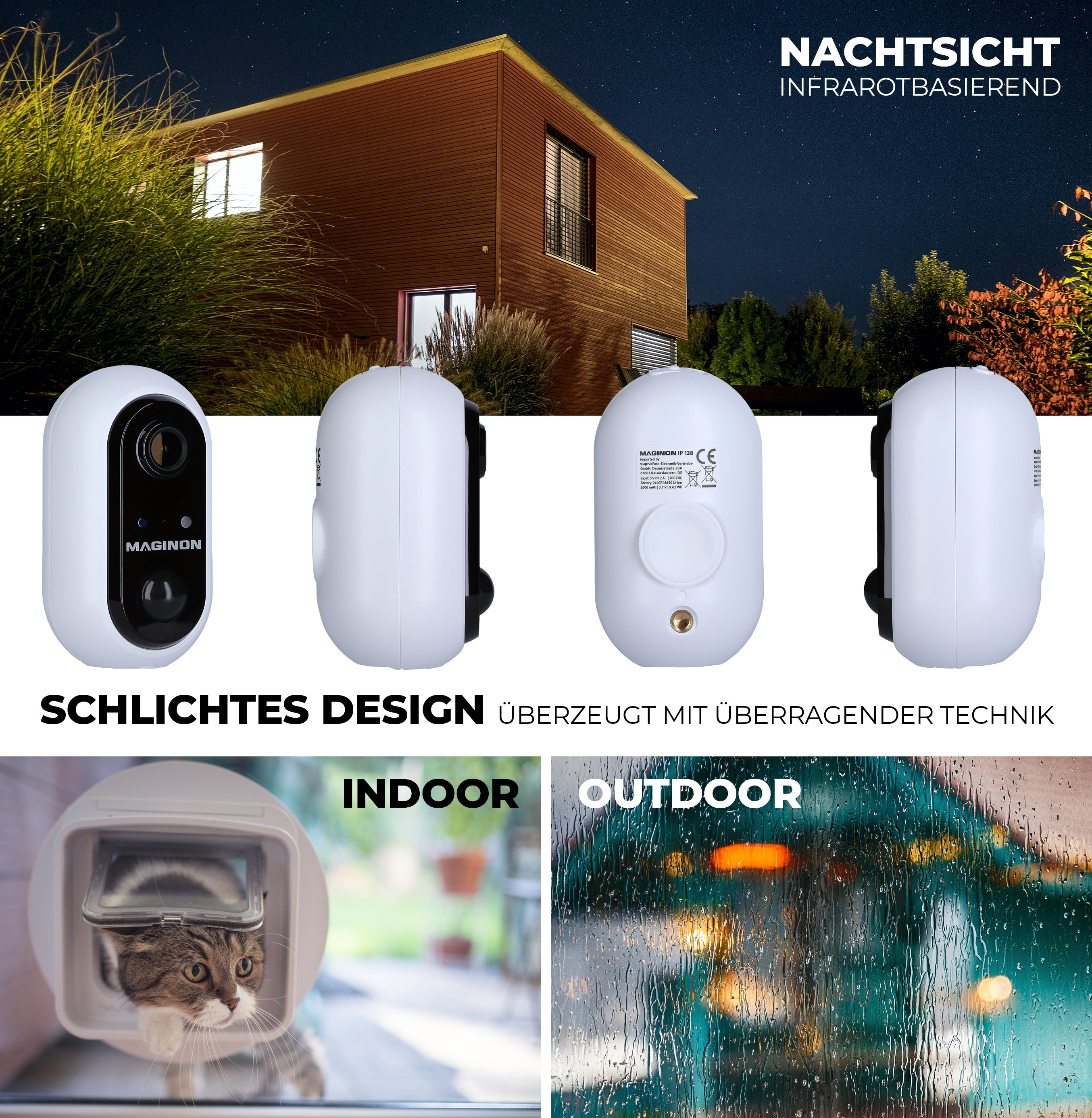 IP-Überwachungskamera für Indoor und Outdoor / Anwendungsfoto