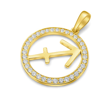 Jewelry America High Polish 14K Yellow Gold Sagittarius Zodiac Sign Charm  Pendant, Yellow Gold : JewelryAmerica: Amazon.co.uk: Fashion