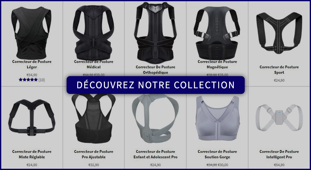 La collection de Correcteur de posture pour scoliose