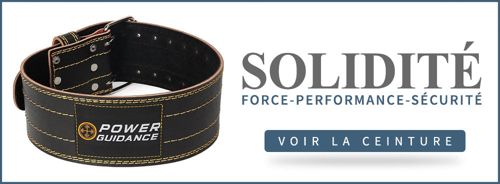 Ceinture pour les Sports de force