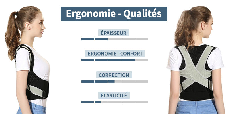 Qualités gilet correcteur de posture