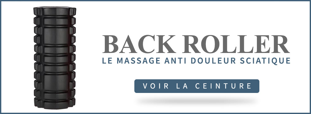 Rouleau masseur pour calmer la Sciatique