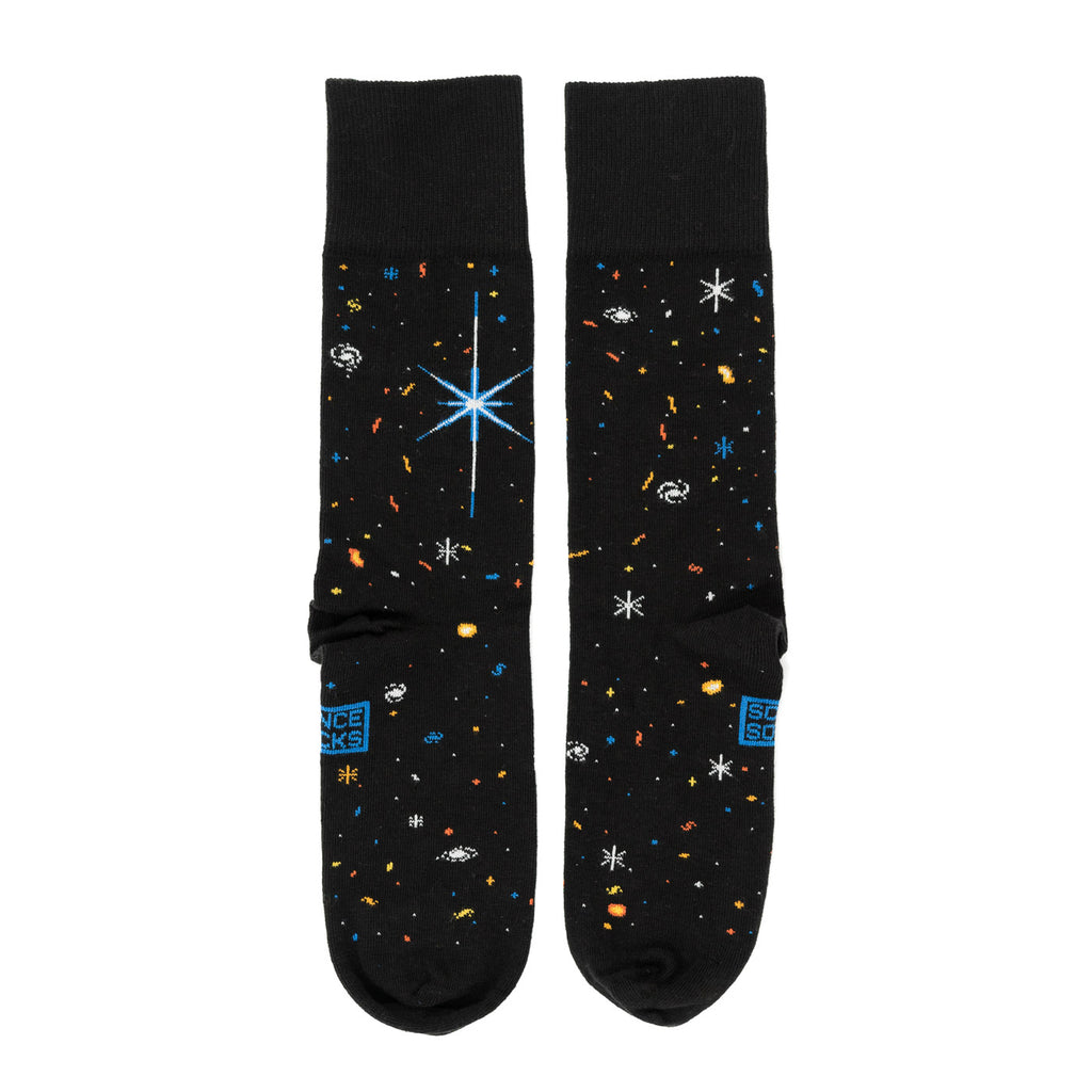 Nasa Stargazer Glow in the Dark Mens Space Crew Socks