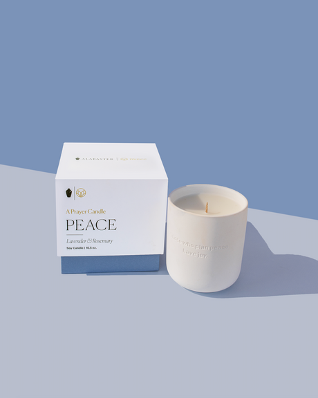 Peace Prayer Candle