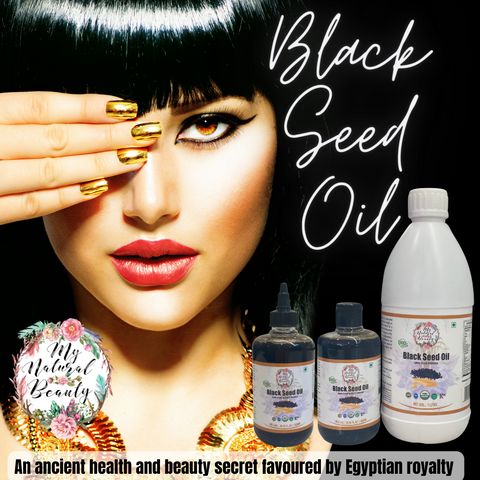 My Natural Beauty’s 100% Pure Black Seed Oil is Food Grade and 100% Certified Organic and can be taken orally as well applied topically to the skin and scalp.