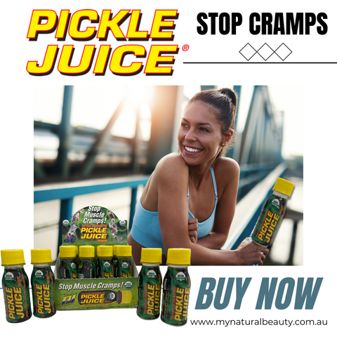 Stop muscle craps with pickle juice