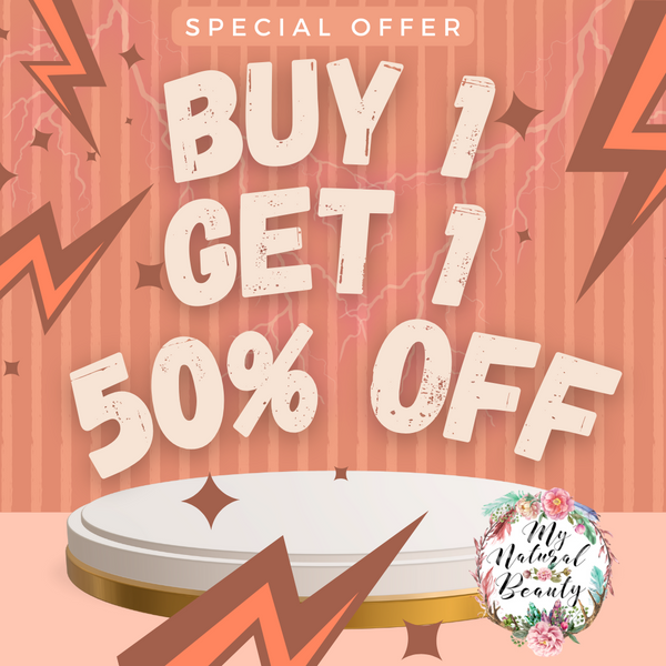 Buy 1 get 1 50% off