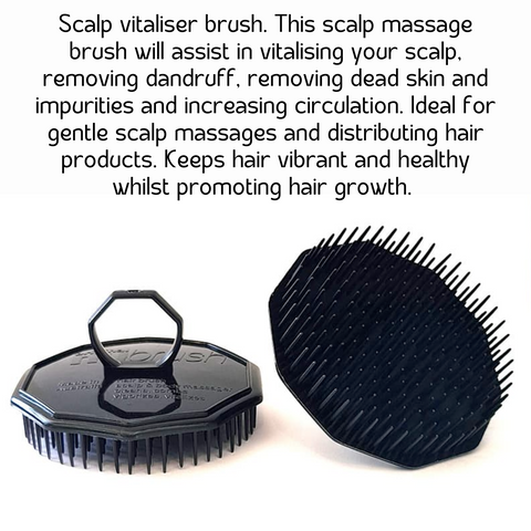NuBrush hair growth. Scalp vitaliser brush