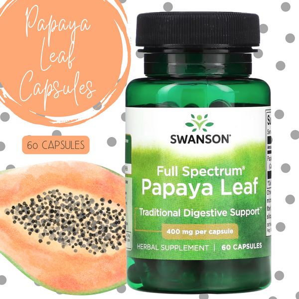 Swanson Premium Full Spectrum Papaya Capsules