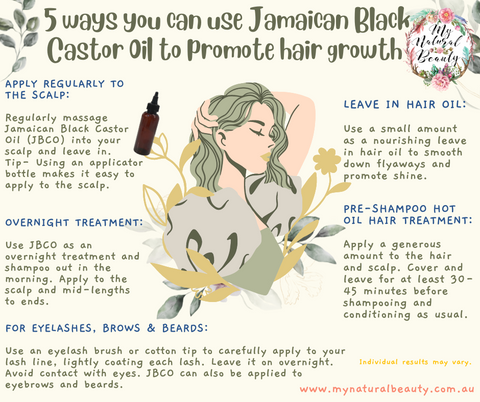 How to use Jamaican Black Castor Oil for hair growth.