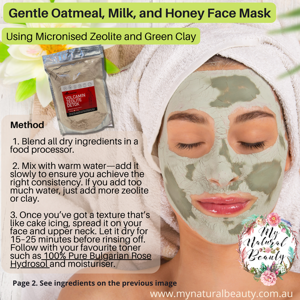 Zeolite and Green Clay mask recipe
