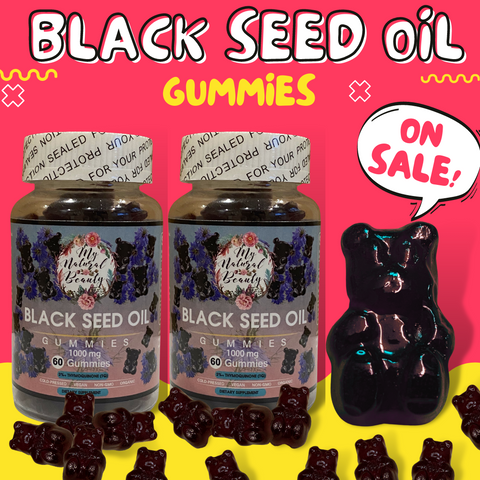 BLACK SEED OIL GUMMIES- 120 gummies (2 jars of 60). Potent Immune Supplement