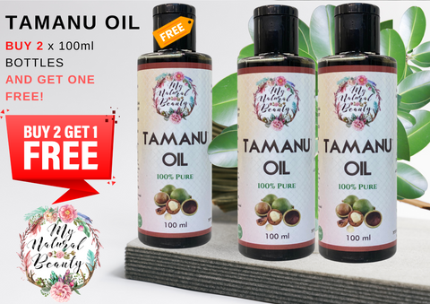 Tamanu Oil special offer. Buy two get one free