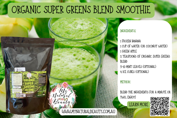 Recipes using super greens powder. green smoothie