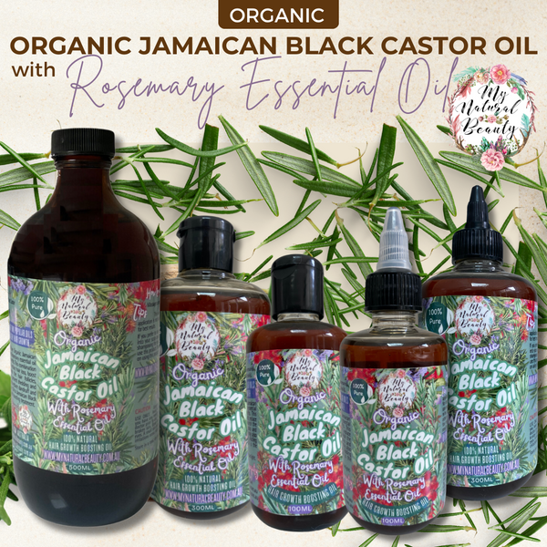 Hair Growth. Rosemary Essential Oil and Jamaican Black Castor Oil