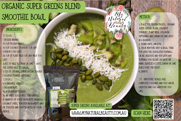 Green smoothie bowl recipe