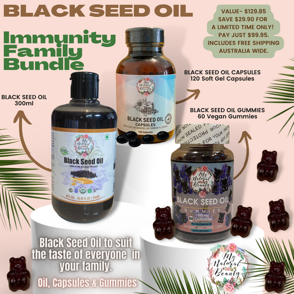 Black Seed Oil Family immunity bundle