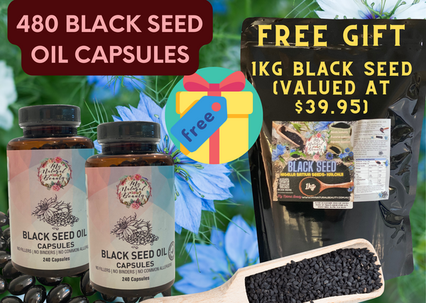 Black Seed capsules with Free Gift