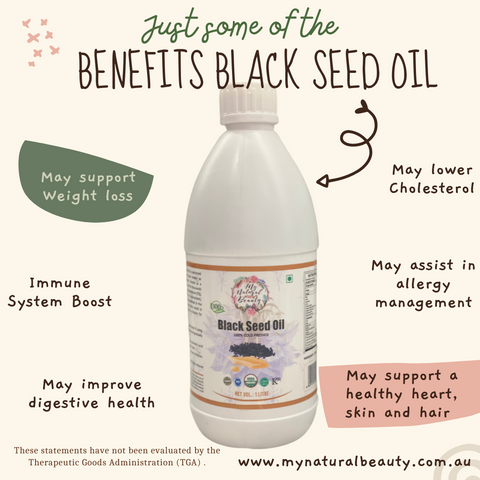 The benefits of Black Seed Oil. Nigella Sativa.