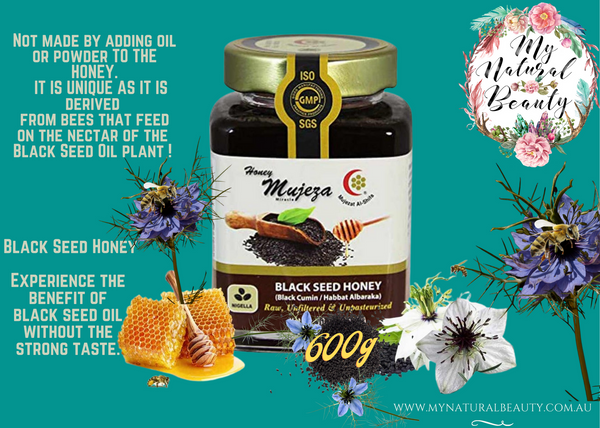 Black Seed honey. Mujeza Black Seed honey Australia