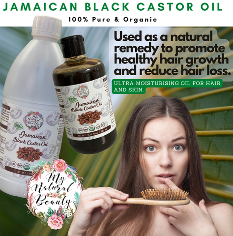 Promote hair growth with Jamaican Black Castor Oil