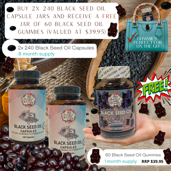 Black Seed Oil Capsules and gummies