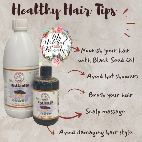 Healthy Hair with Black seed Oil