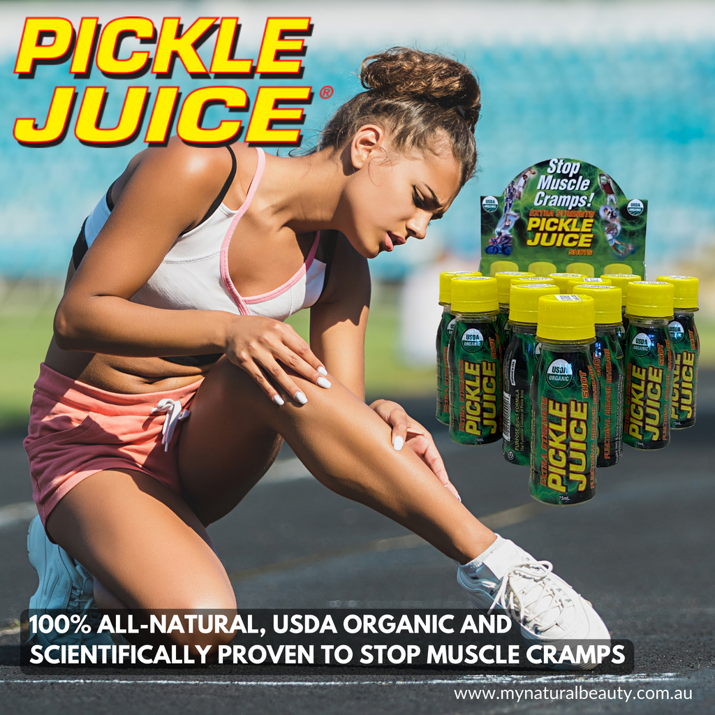 Stop cramps instantly. Pickle Juice