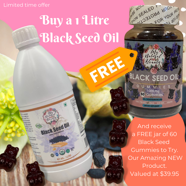 Black Seed Oil and FREE Black Seed Oil Gummies