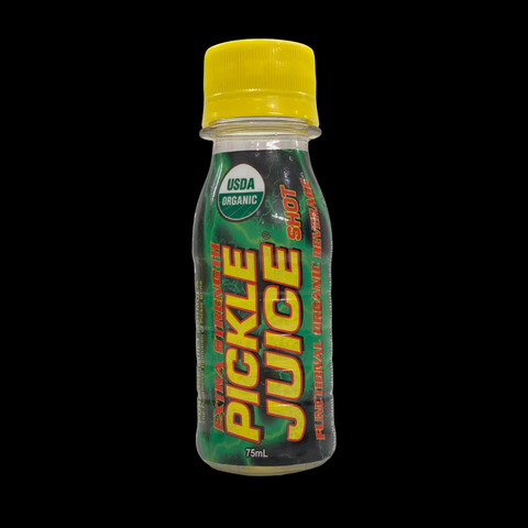 Pickle Juice is a 100% natural, purpose built, isotonic beverage which contains 10 times more electrolytes than other sports drinks. It does not contain any sugar or caffeine. It is GMO free and is certified kosher and organic and it stops muscle cramps™. It just works!