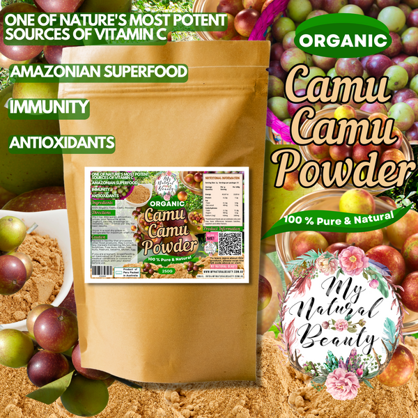 100% PURE CERTIFIED ORGANIC CAMU CAMU POWDER (ACO Certified Organic)