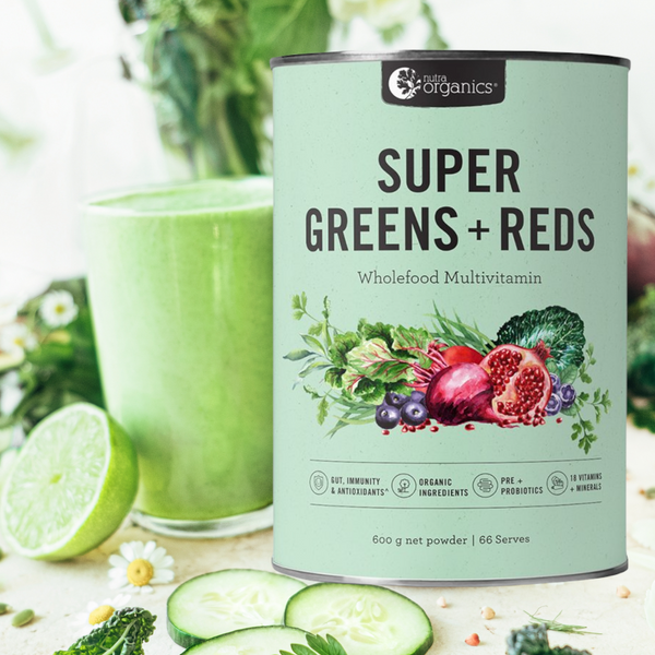 Nutra Organics Super Greens + Reds