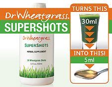 Dr Wheatgrass shots
