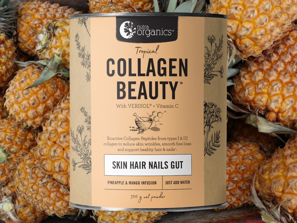 It’s time for a tropical glow with Collagen Beauty™. The most loved collagen on the market just got a tropical makeover. Our latest member of the family is bringing us serious summer vibes with fresh notes of juicy mango and sweet pineapple. This naturopathically formulated blend nourishes skin, hair and nails from within, and keeps things glowy from the inside out. 