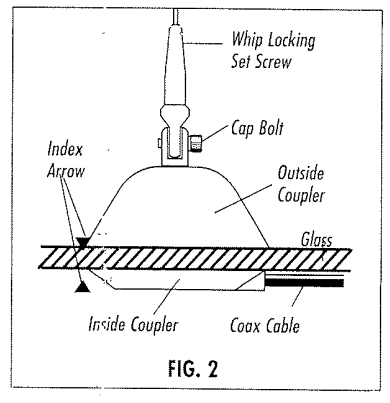 Parts of a Pulse Larsen Glass Mount