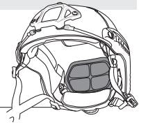 Rear Pad of FAST Helmet